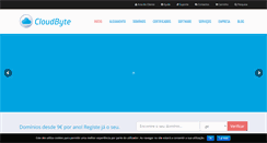 Desktop Screenshot of cloudbyte.pt